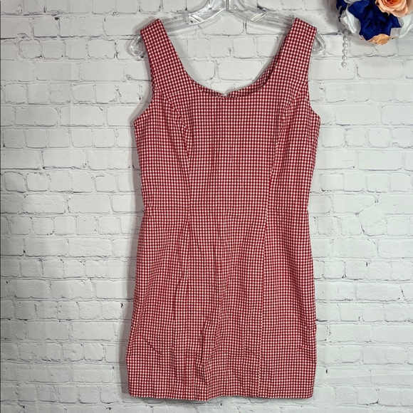 VTG Rampage gingham sheath dress - Picture 1 of 10